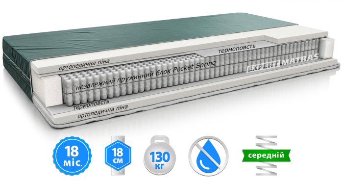 Матрац ORTOMED LUX / ОРТОМЕД ЛЮКС 180х200 см