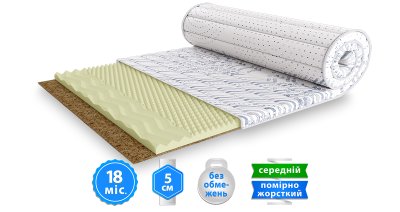Матрац топер ETRAN / ЕТРАН 80х120 см