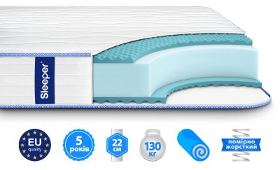 Матрас Sleeper® GRAND / ГРАНД 140x190 см