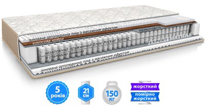  Матрас IRISH COCOS / АЙРИШ КОКОС 90х190 см